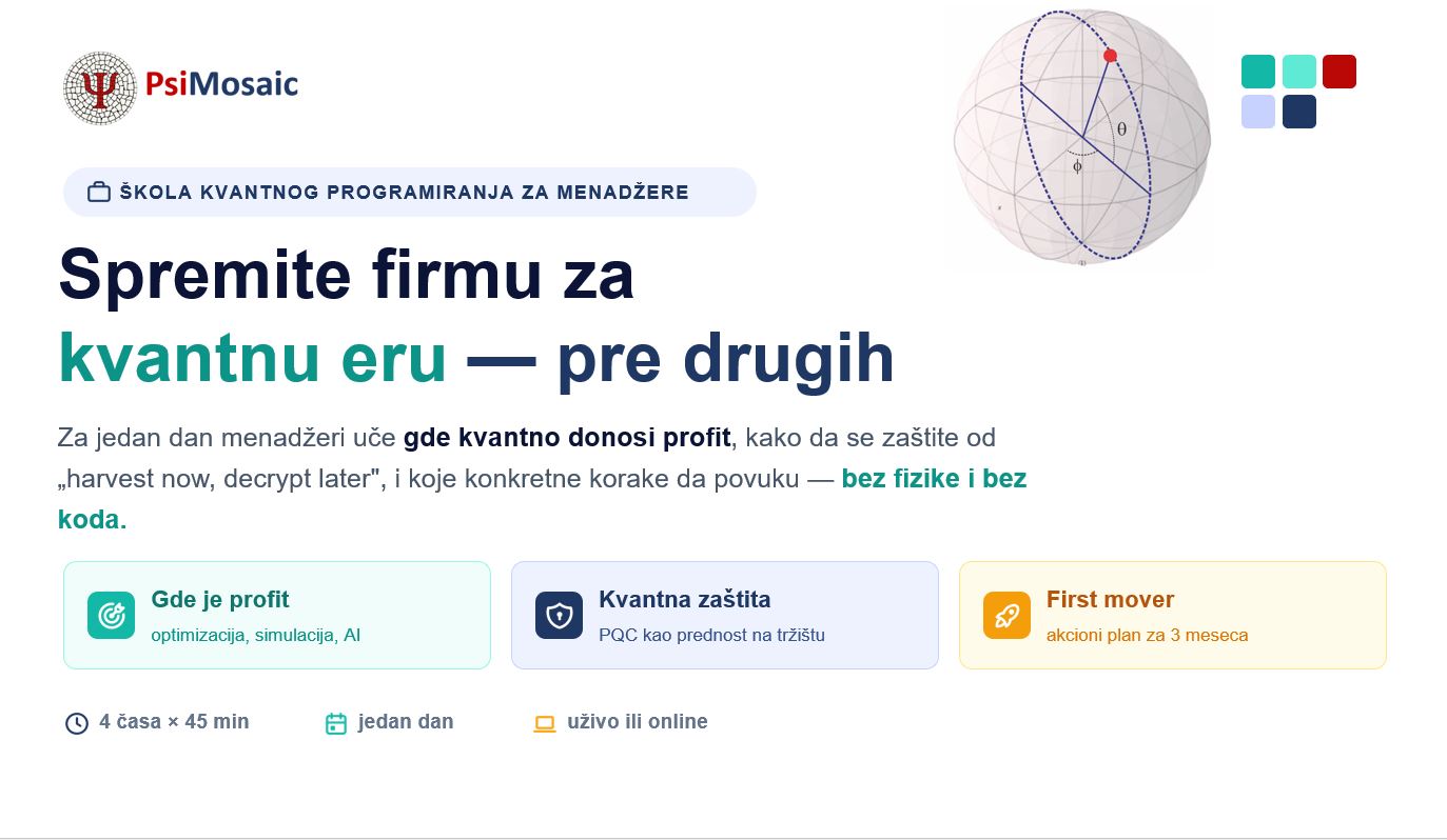 Kvantno programiranje za menadžere