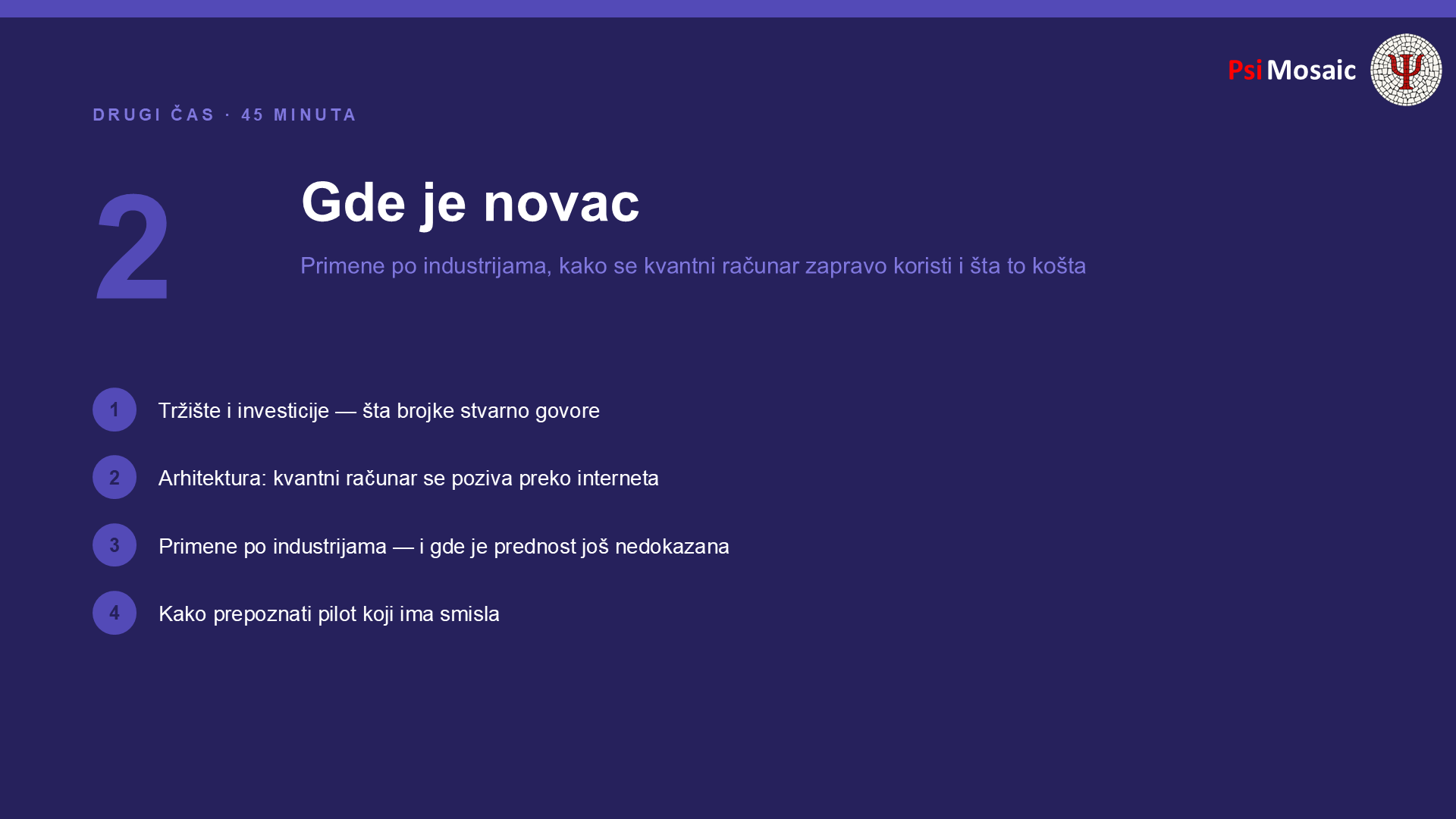 Plan drugog časa